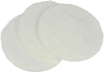 Produktbild von vhbw 3x Polierpad kompatibel mit Kärcher FP 202, PST 1000, FP 303, PST 222, FP 222 Saugbohner - Polierscheiben-Set für Parkett Weiß