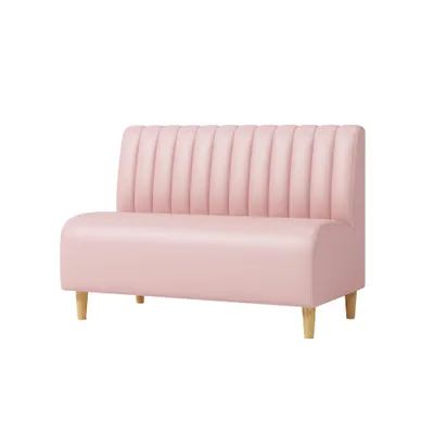 Produktbild von Gastro Sitzbank Dinerbank Sofa Gastronomiemöbel Cafe Bar Restaurants Hotel Einrichtung Stuhl Rosa 【A28-08】