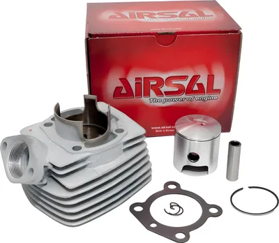 Image de Kit cylindre Airsal T6-Racing 65 cm³ compatible avec Peugeot 103 T3, 104 T3 Brida