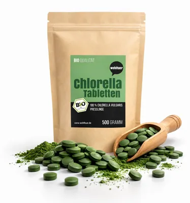 Produktbild von Wohltuer Chlorella Tabletten - 500g