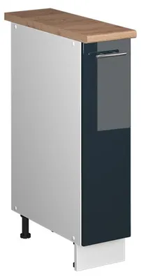 Obrázek produktu pro Lékárničková skříňka Vicco Fame-Line Tmavě modrá s vysokým leskem/Bílá 20 cm, PD Dub, Model 62076