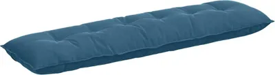 Image de Coussin lombaire bleu vidaXL, 180 x 50 cm, tissu cord