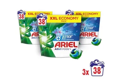 Produktbild von Ariel Allin1 Pods+ + Touch of Lenor Fresh Air Waschkapseln 114 Wäschen
