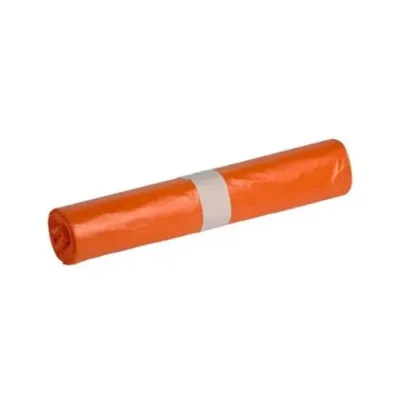 Zdjęcie produktu dla Powersterko - Worki na śmieci Powersterko HDPE T25 70x110 cm 120L Pomarańczowy | 25 sztuk