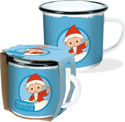 Produktbild von Unser Sandmännchen Emaille-Becher Traumsandbringer