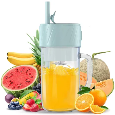 Mini Smoothie-Mixer, 400 ml, USB-wiederaufladbar, BPA-frei