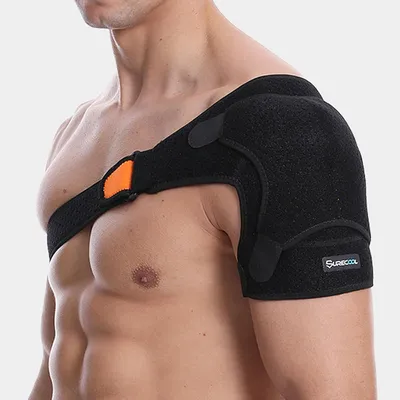Produktbild von Schulterbandage, Medizinische Schulterstütze, Verstellbar, Neopren, bei Schulterverletzungen