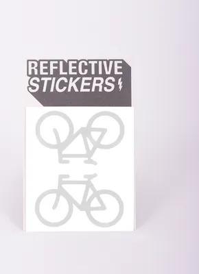 Produktbild von Reflective Berlin Reflexaufkleber Decals Fahrrad Weiss