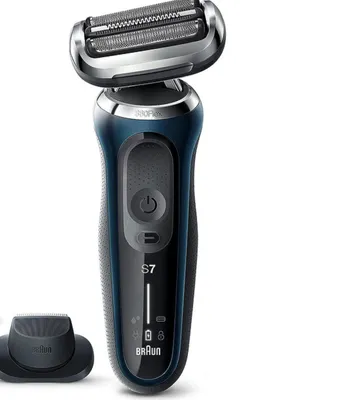 Produktbild von Braun Elektrorasierer Series 7 Rasierer Herren mit EasyClick Aufsatz, Elektrorasierer,4in1 Reinigungsstation,Aufsätze: 1,SmartClick-Präzisionstrimmer