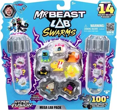 Produktbild von MrBeast Lab Swarms S3 Mega Lab 14 Pack - Milk Bones (sortierter Artikel)