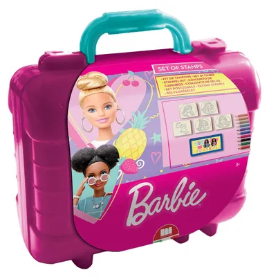 Produktbild von Multiprint Barbie-schreinset Rosa  Rosa One Size