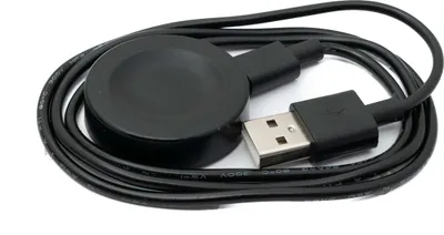 Produktbild von SYSTEM-S USB 2.0 Kabel 100 cm Ladestation für Huawei Watch GT3 42/46mm Smartwatch Schwarz