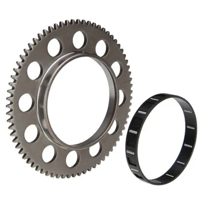 Image de Pignon de démarrage + roue dentée de démarreur + roulement à aiguilles pour Minarelli / Yamaha Aerox BWs Jog Neos / Aprilia SR Scarabeo / MBK Nitro