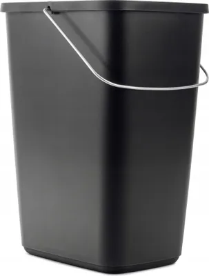 Obrázok produktu pre Odpadkový kôš - Objem 12 l - S držiakom - Čierny
