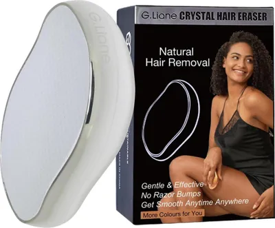 Image de G.Liane gomme à cheveux en cristal - épilation indolore avec exfoliation de la peau