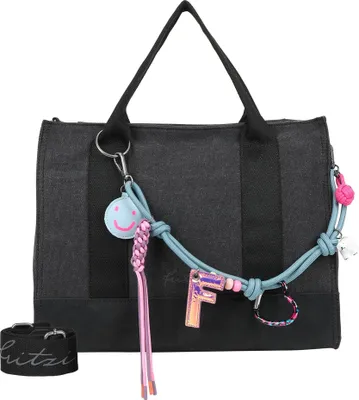 Produktbild von Fritzi aus Preußen Schultertasche Umhängetasche Limited Tote Bag Tüddelüt dunkelgrau