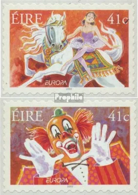 Produktbild von Briefmarken Irland 2002 Mi 1434-1435 (kompl.Ausg.) postfrisch Zirkus