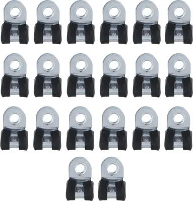 Produktbild von 304 Edelstahlkabelklemmen rostem Korrosionsbeständiger wiederverwendbarer R -Rip -Rohr -Rohr -Clamp6mmmmmmm