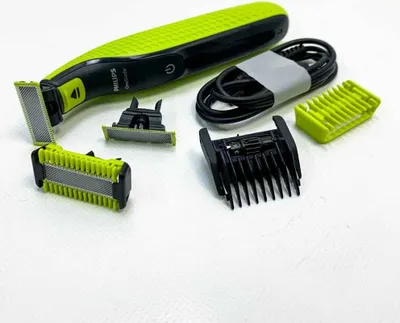 Produktbild von Philips Norelco OneBlade OneBlade QP2824/30 Face + Body, Folienschaber, Anthrazit, Limette, Contour-following technology; Dual protection system; Original Blade, Replace every 4 months**; QP210, QP220, QP230; QP610, QP620, QP410, QP420, 0,33 Jahr(e), Akku