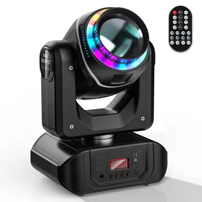 Produktbild von Moving-Head-Licht - DMX-Bühnenlicht - 120 W - 18 Prismen - 10 Gobomuster - 8 Farben - DMX- und Fernbedienung