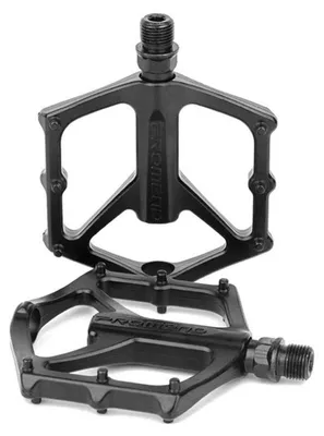 Image de Pédales, alliage d'aluminium 2DU, 9/16 de pouce, pour VTT et vélos de randonnée
