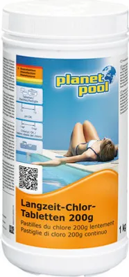 Produktbild von Multifunktionstabletten Planet Pool 200g/Stück 1 kg