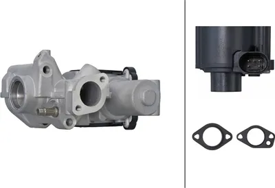 Produktbild von HELLA 6NU 014 865-771 AGR-Ventil mit Dichtung für AUDI A4 Avant (8K5, B8) Abgasrückführungsventil