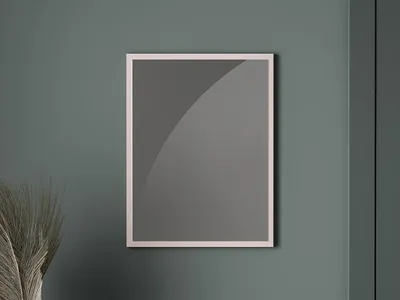 Produktbild von Wandspiegel – Garderobenspiegel – Spiegel Flur – Spiegel mit Rahmen – VOCO 09 – Kaschmir – 49 cm – Elegantes Design für jeden Eingangsbereich