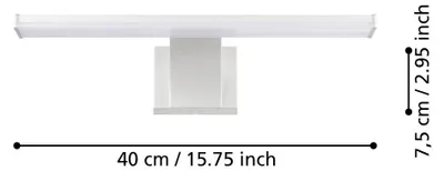 Immagine prodotto di Lampada a specchio LED Pandella 2 con sensore Colore argento, cromo, bianco Eglo 97059
