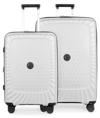 Produktbild von HAUPTSTADTKOFFER - Kofferset 2 teilig, leichte Trolleys 65 + 75 cm, 2er Reisekoffer Set, Check-In Gepäck Hartschale recycling Material PP, TSA,Weiß