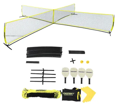 Produktbild von Crossnet Pickleball 2in1 Set 4 hochwertige Paddles 2 Bälle