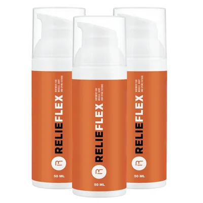 Zdjęcie produktu dla 3x RelieFlex – Silna maść na regenerację mięśni, stawów i kości 50 ml