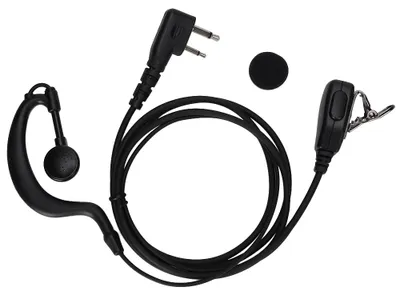 Obrázek produktu pro Přenosné vysílačky K Head 120 cm s HD sluchátky s potlačením šumu, intercom sluchátka, černá barva