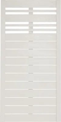 Produktbild von Zaun Teilelement Konsta Reddy 90 x 180 cm cremeweiß