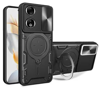 Produktbild von Techsuit CamGuard Pro Back Cover Hülle für HONOR 90 Smart/X7b - Schwarz