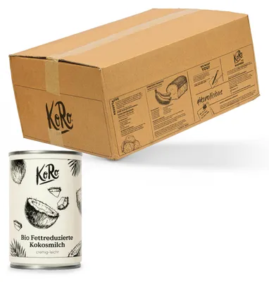 Produktbild von KoRo I Fettreduzierte  Kokosmilch 12 x 400 ml