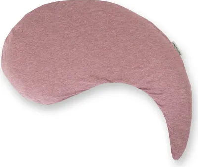 Produktbild von Theraline Yinnie Kissen, inkl. Musselin-Bezug 135 x 35 cm Farbe Melange Rosenholz