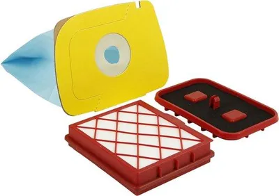 Produktbild von 10-stücks-Set mit Mehrschichtfilter - HEPA- und Auslassfilter - Staubsaugerbeutel