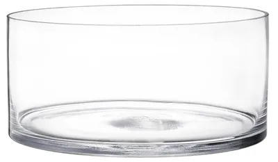 Immagine prodotto di Omgoods - Vaso cilindrico in vetro trasparente, ideale per fiori e decorazioni
