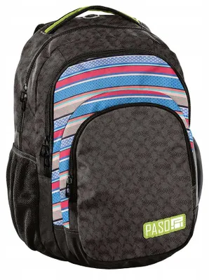 Produktbild von Paso Schulrucksack 18-2706MK Bunt für Jugendliche A4