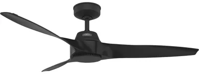 Obrázek produktu pro Energeticky úsporný stropní ventilátor s dálkovým ovládáním Canberra Black 132 cm