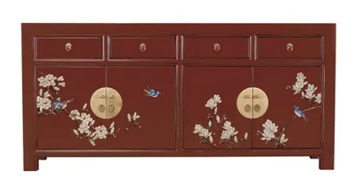Produktbild von Fine Asianliving Chinesische Kommode chinesisches Sideboard chinesischer Schränke China Möbel Schrank Orientalischer Asiatischer 180x85x40