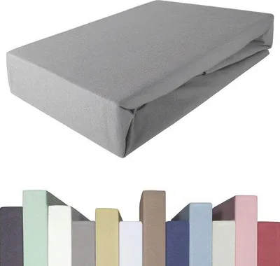 Produktbild von Famanu Spannbettlaken für Boxspringbetten und Matratzen bis 40 cm Höhe - , Baumwolle mit 5% Elasthan