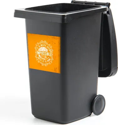 Produktbild von MuchoWow® - Abfall-Aufkleber - Container - für Abfallcontainer