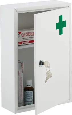Zdjęcie produktu dla Szafka na leki z 2 przegrodami, biała RD45331