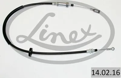 Produktbild von LINEX Handbremsseil 14.02.16 Vorne für FIAT DUCATO Pritsche/Fahrgestell (230) 1078/761mm