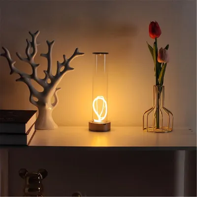 Produktbild von LED-Tischleuchte Magic Metall/Glas 90lm 3000K anthrazit dimmbar