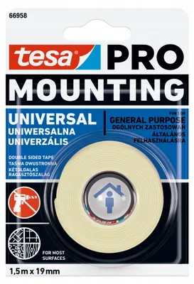 Produktbild von 116414 TESA Mounting PRO Universal, 1,5 x 19, WT