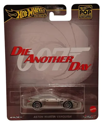Produktbild von Hot Wheels 007 JAMES BOND Modellauto ASTON MARTIN VANQUISH Die Another Day - Die Cast Maßstab 1:64