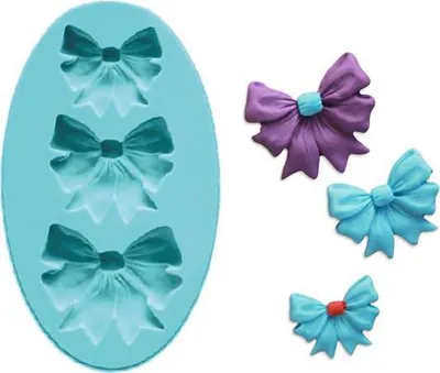 Obrázek produktu pro Silikonová formička mašličky 9x5,5cm - Cakesicq